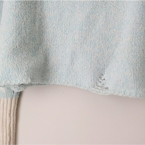 Wildfox Aces Cropped Star Print Long Sleeve Pullover M - Picture 6 of 9